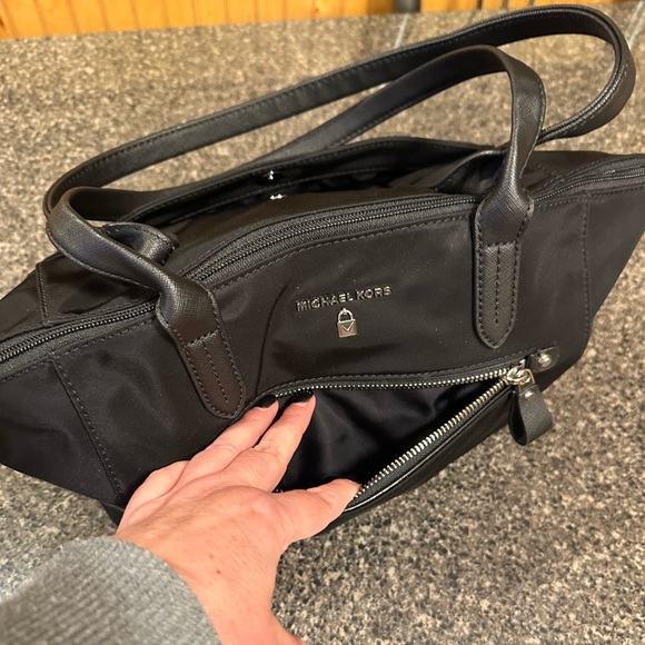 Michael Kors Black Nylon Tote Bag - Picture 3 of 12